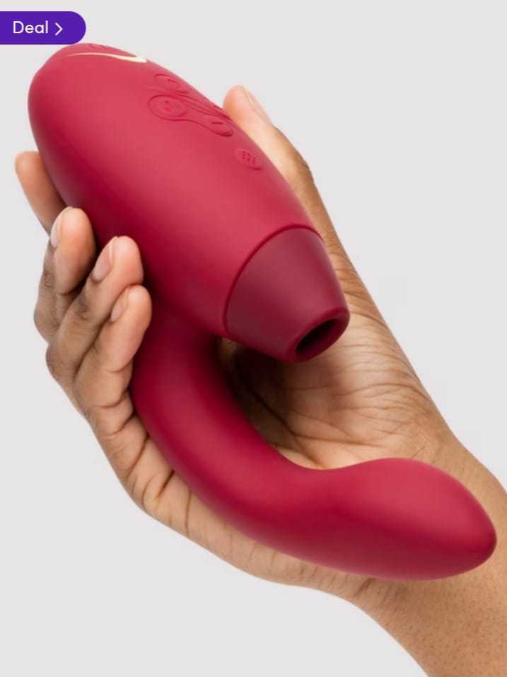 Womanizer Red Duo Rechargeable G-Spot & Clitoral Stimulator